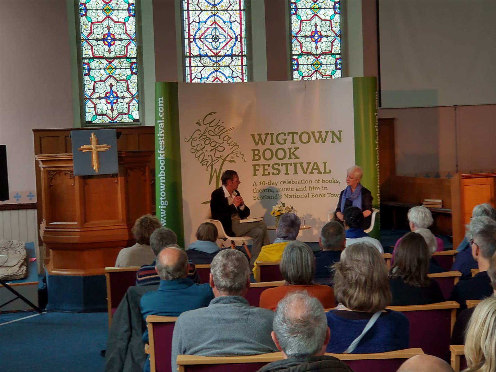 At the Wigtown Book Festival Susan Tomes