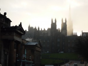 Wintry Edinburgh