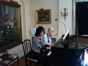 Noriko and me playing Fauré's 'Dolly' Suite