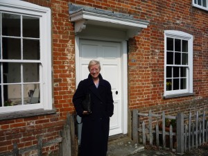 outside Jane Austen's house