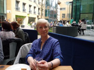 outdoor lunch in Covent Garden