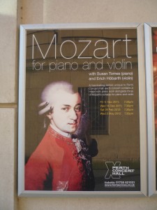 our concert poster in Perth