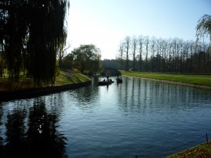 punting on the River Cam, November 2011