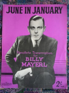 Billy Mayerl on a sheet music cover