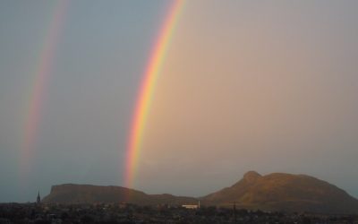 Rainbow over Edinburgh
