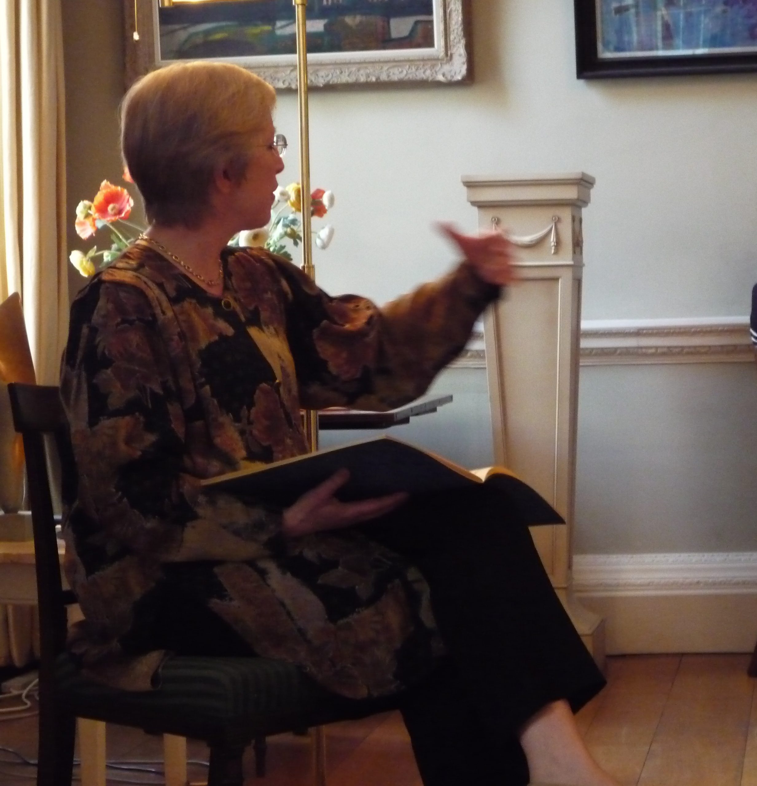 me teaching a piano class