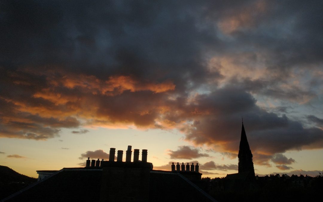 A view seen through a window